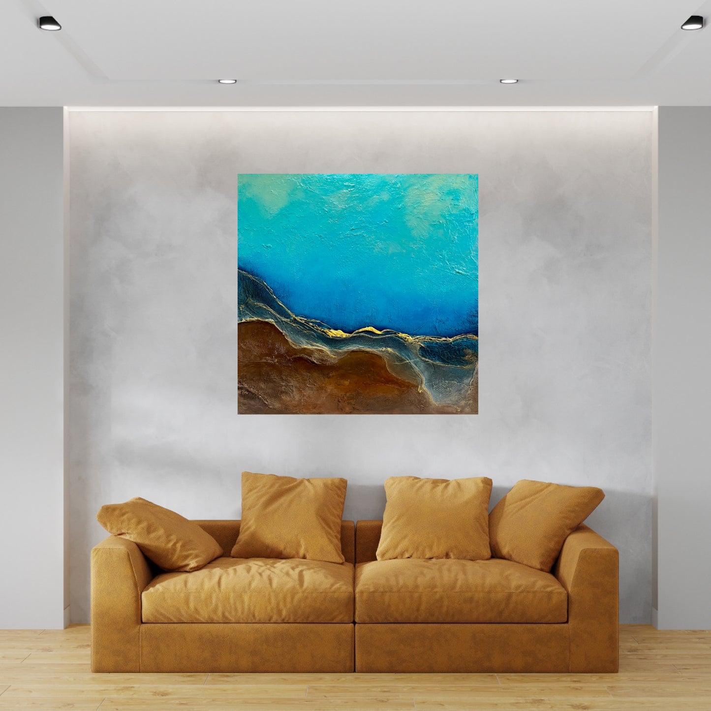 Dance of Water and Earth III - real gold!