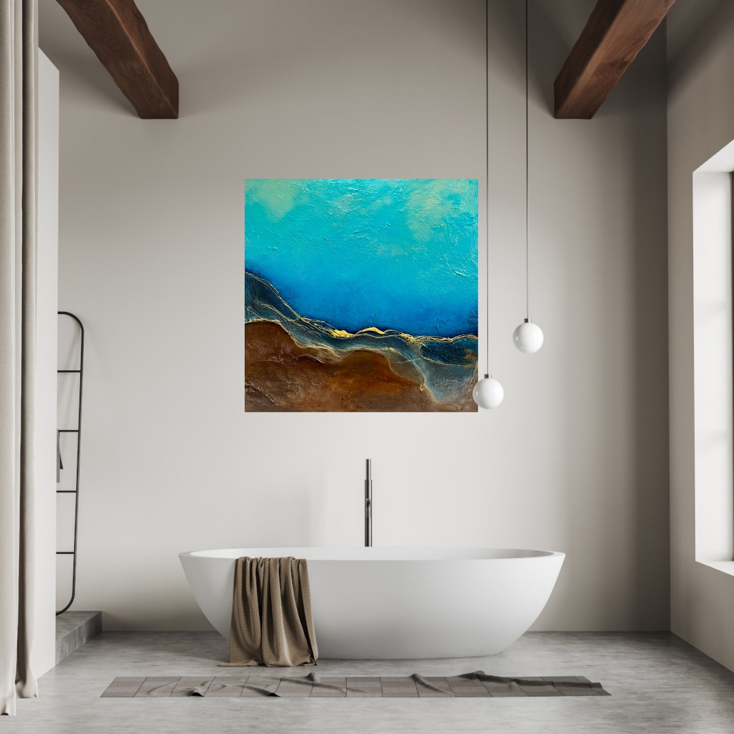Dance of Water and Earth III - real gold!