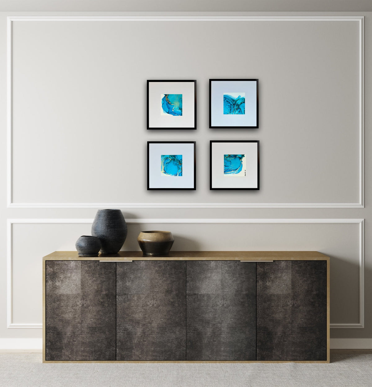 Framed artworks