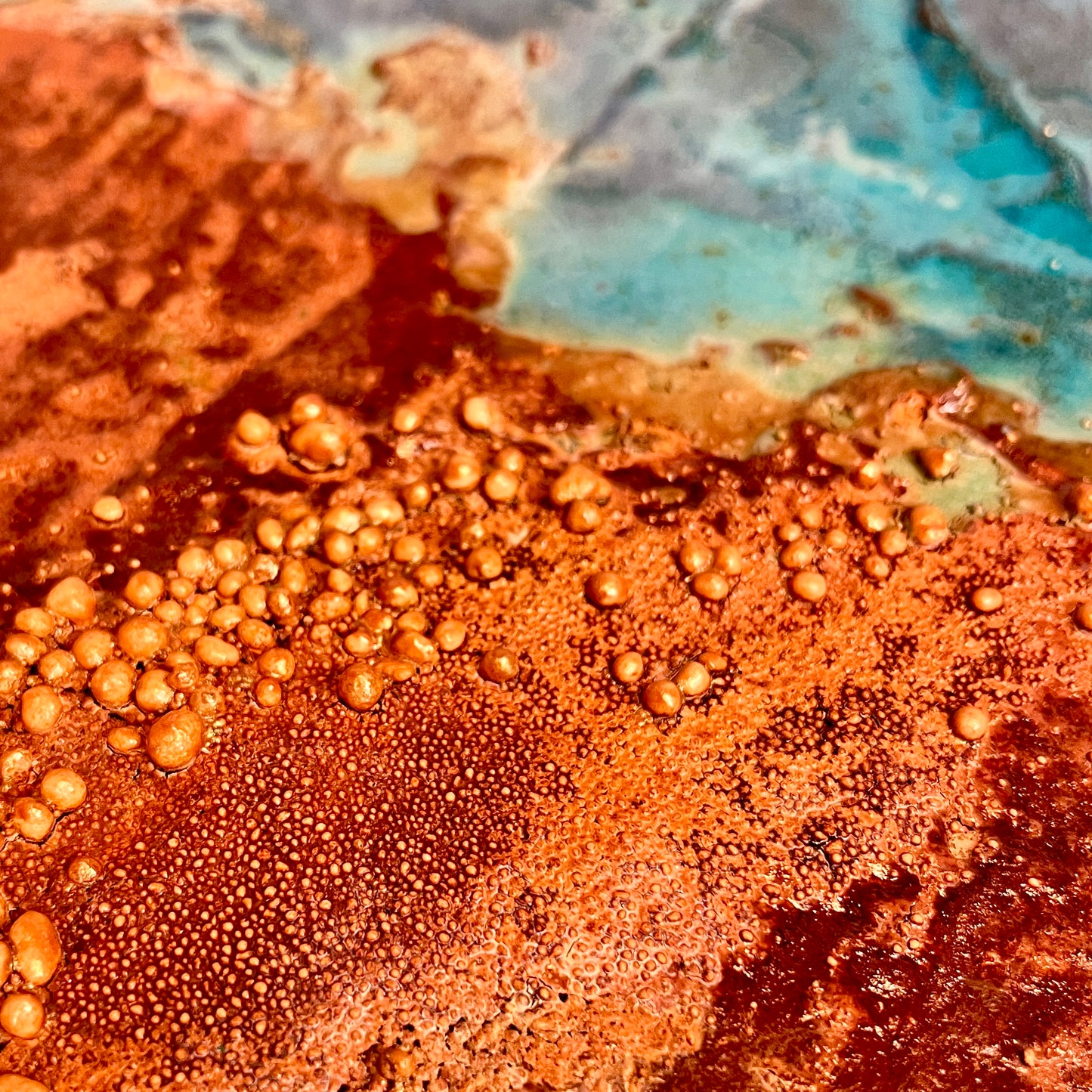 Mineral Memory — Original Painting, 100 x 100 cm