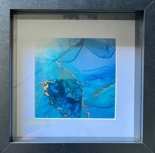 Framed work small square 2